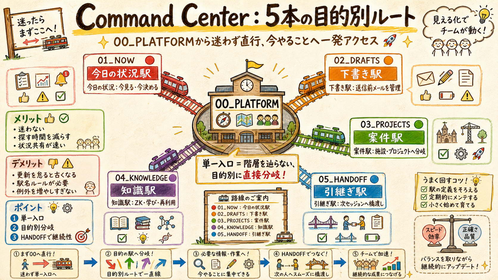 Command Center 5 spoke Platform